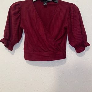 Forever 21 Crop Top Blouse